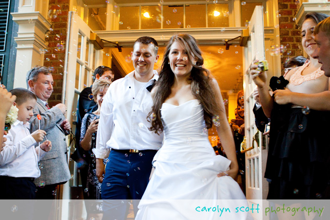 bubble exit wedding bubble exit wedding