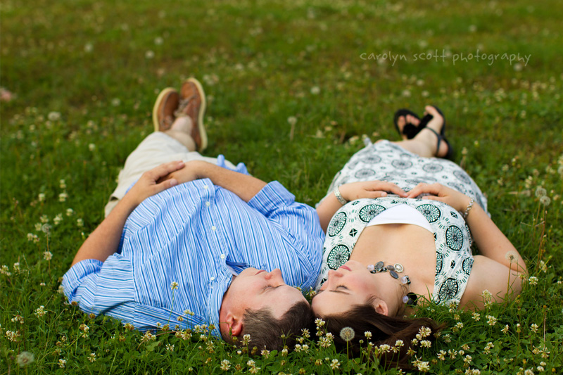 Summer engagement session raleigh nc