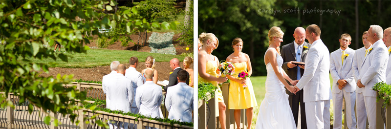 Adam's Place wedding ceremony Greensboro