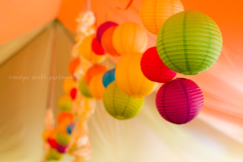 rainbow wedding details