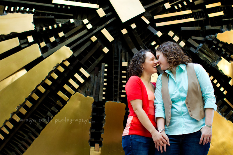 Downtown Charlotte engagement session