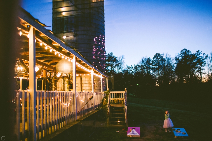 Outdoor farm wedding venue in NC