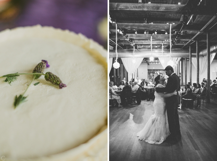 First dance and lavender cake