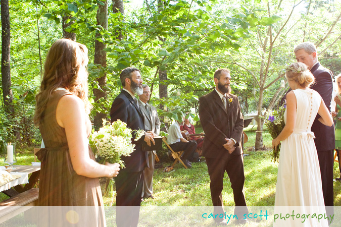 farm wedding ceremony