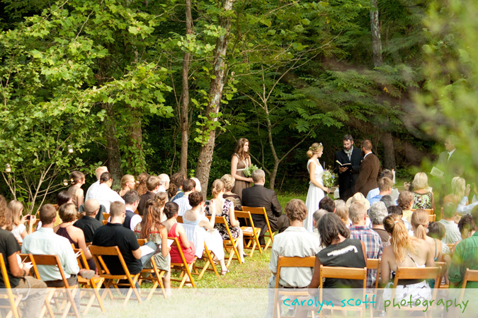 farm wedding ceremony