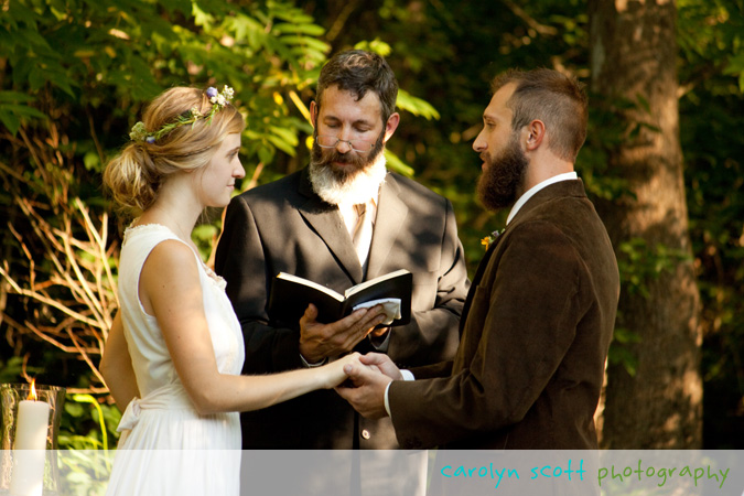 farm wedding ceremony