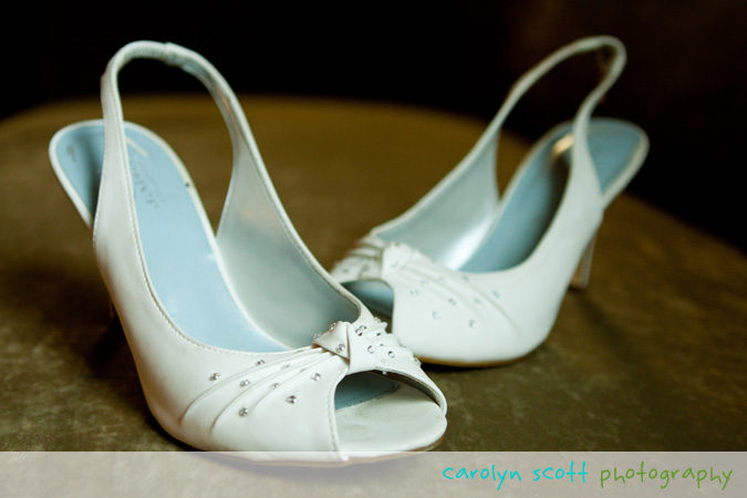 white wedding shoes