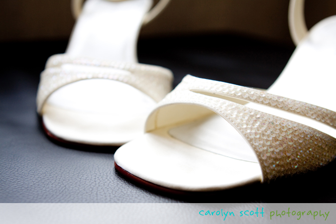 white wedding shoes