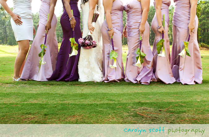 blush bridesmaids