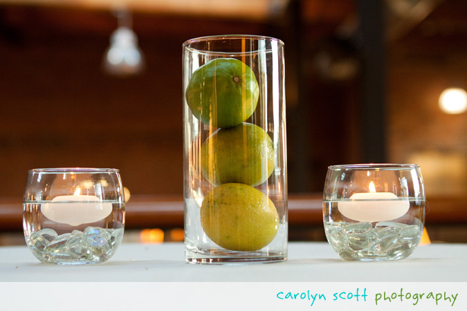 lime centerpieces