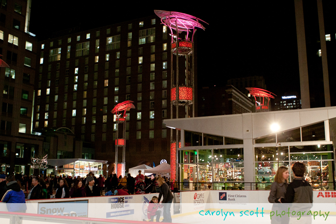 Ice Skating Rink downtown Raleigh