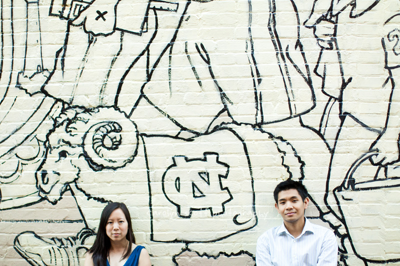 UNC engagement pictures