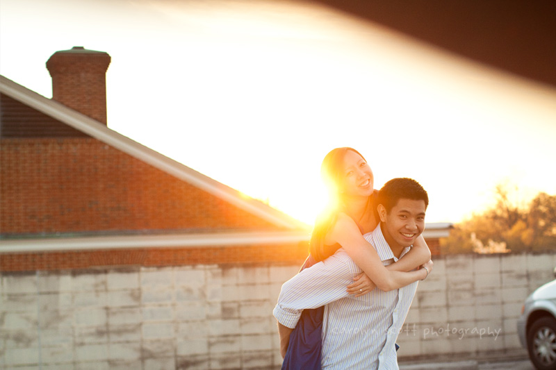 Chapel Hill engagement portraits