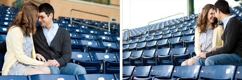 Durham Bulls Athletic Park Engagement Session