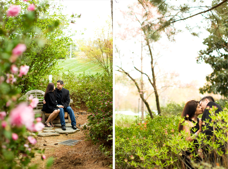 WRAL Azalea Gardens engagement