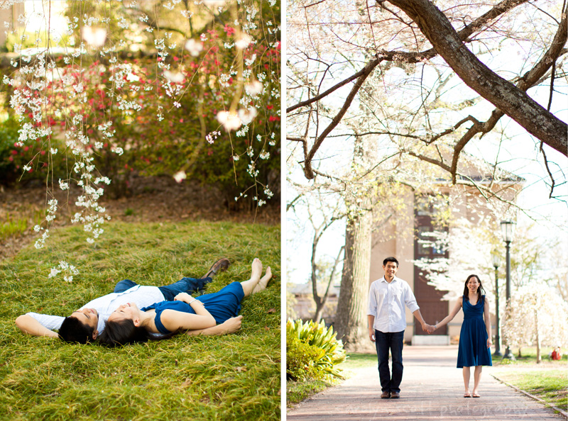 UNC engagement pictures