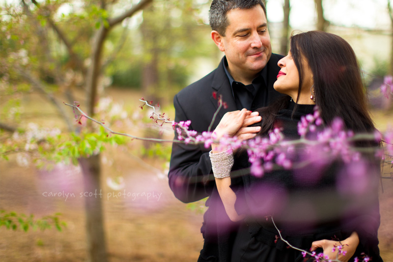 WRAL Azalea Garden engagement session