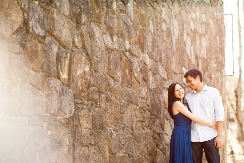 UNC engagement portraits