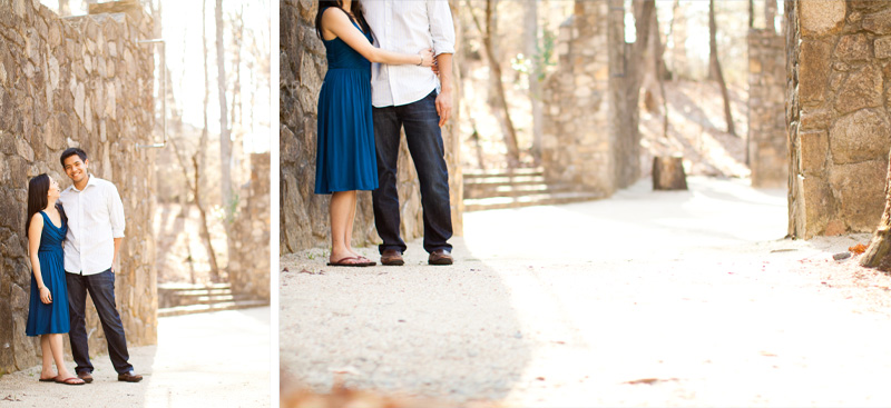 UNC engagement portraits