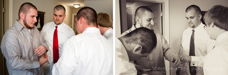 Groomsmen getting ready Groomsmen