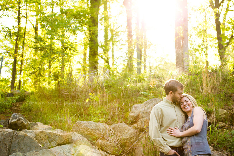 Freedom Park engagement session Charlotte NC