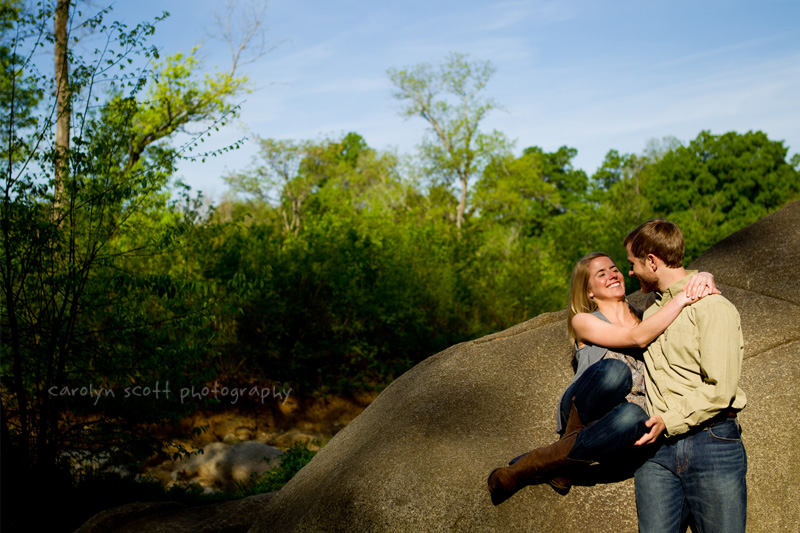 Freedom Park engagement session Charlotte NC