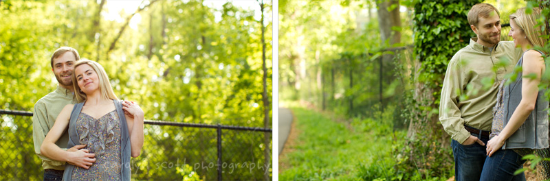 Freedom Park engagement session Charlotte NC