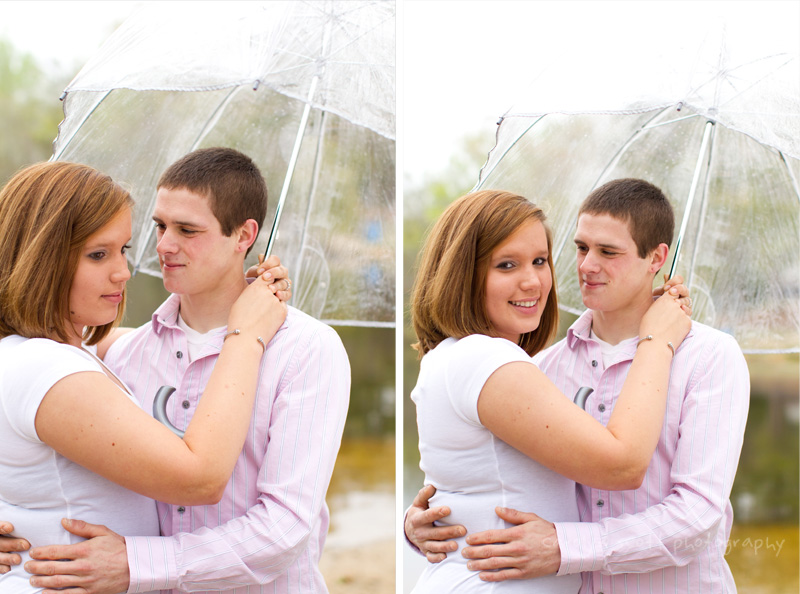 umbrellas engagement session