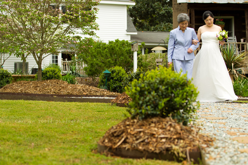 outdoor april wedding durham