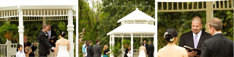 outdoor garden wedding