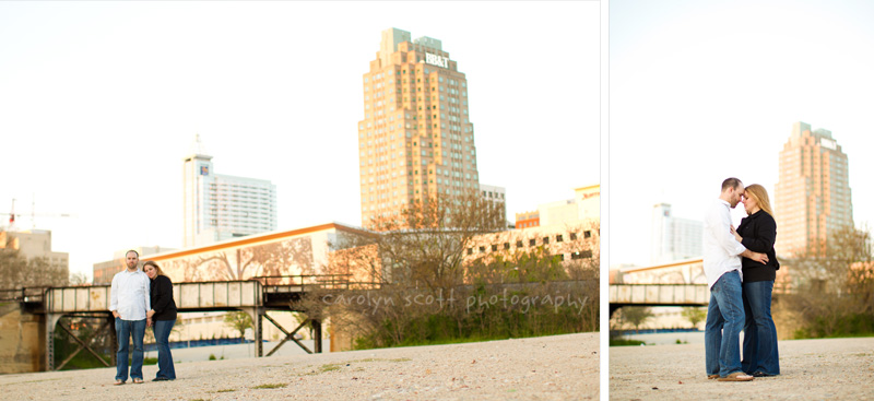 downtown raleigh engagement