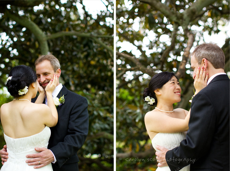 wedding pictures with magnolias