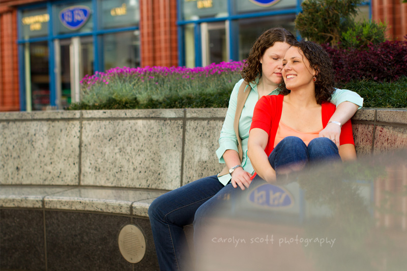 LGBT engagement photographer North Carolina