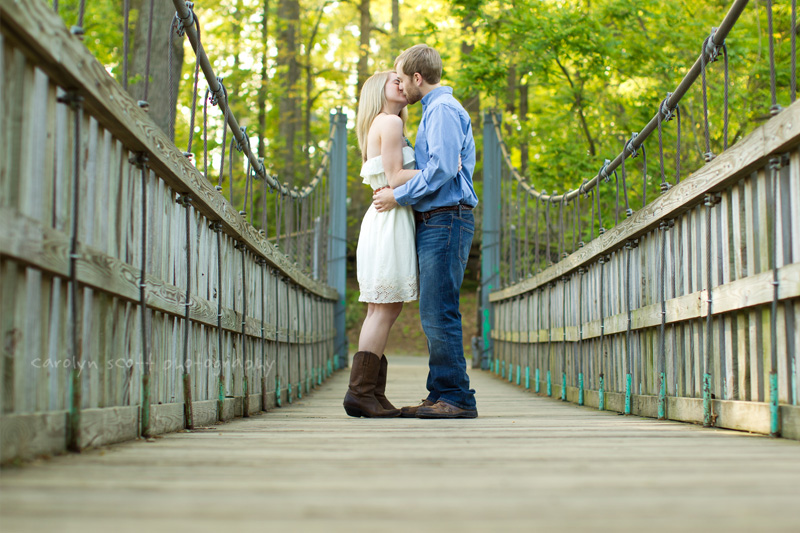 Freedom Park engagement session Charlotte NC