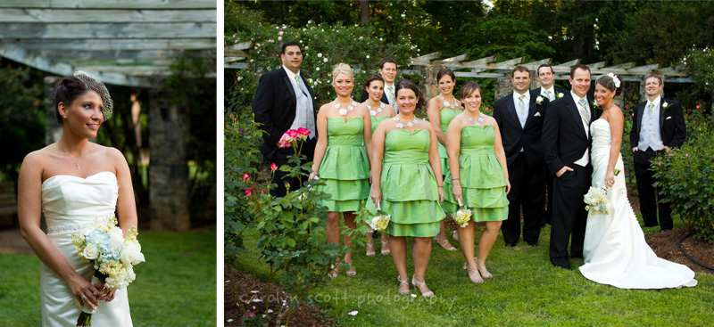 bridal party portrait