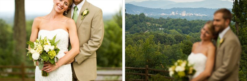 Crest Center wedding Asheville NC