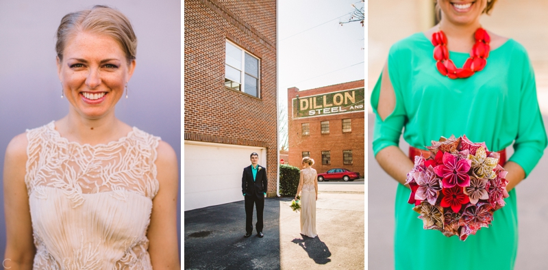 DIY city wedding at the Stockroom in Raleigh North Carolina (20)