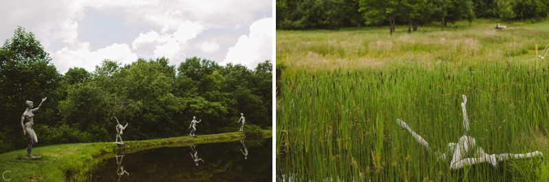 outdoor wedding at Griffis Sculpture Park upstate New York (64)