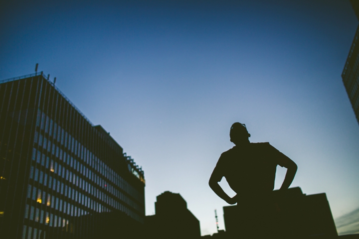 Superman silhouette