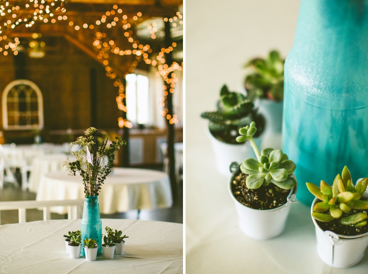 Succulents at weddings