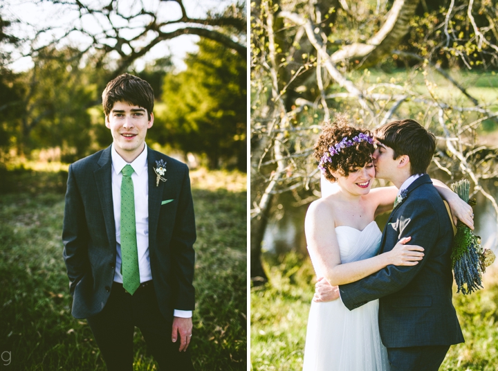 Groom portrait farm