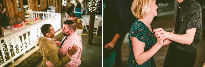 People dancing at wedding reception