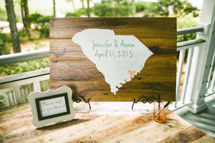 Wedding guest book idea