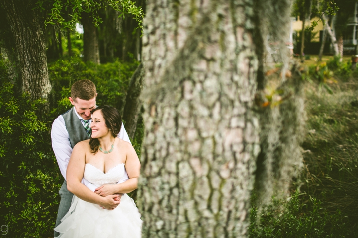 Bride and groom portrait