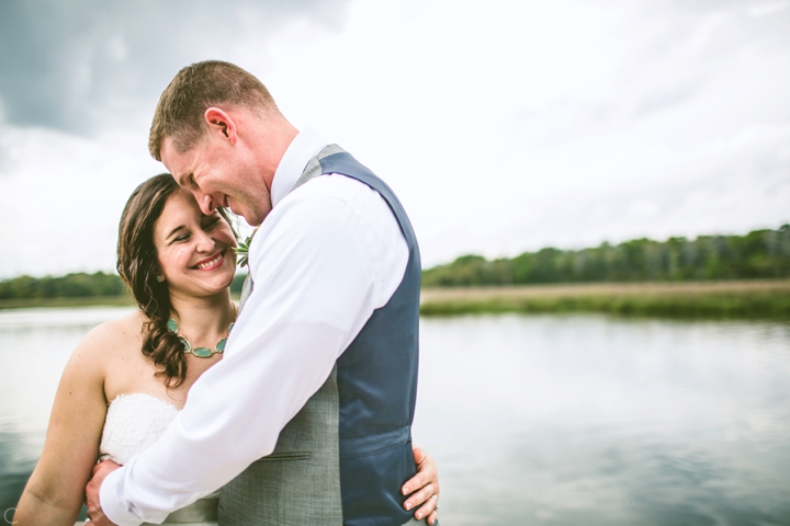 Charleston wedding on water