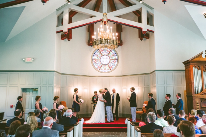 First kiss in church