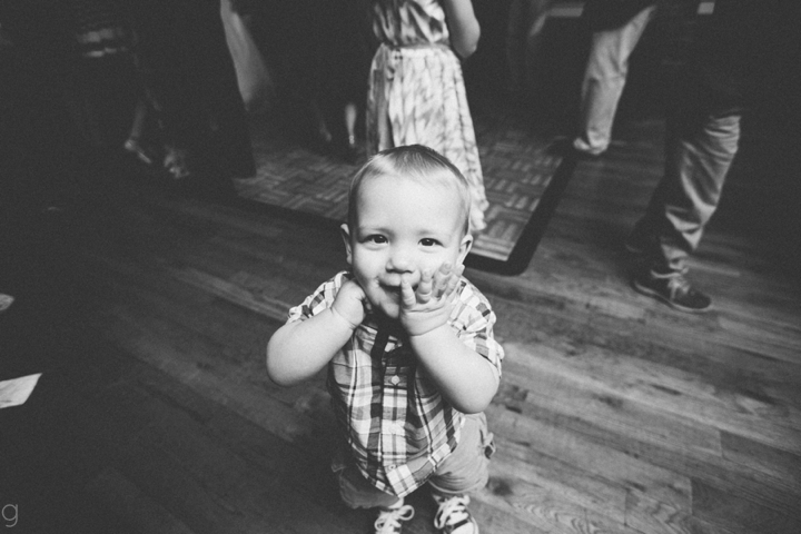 Little kid at wedding