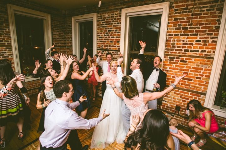 The Balcony on Dock Street wedding reception Wilmington