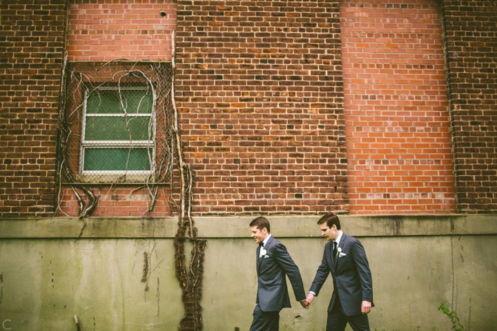 LGBT wedding portrait