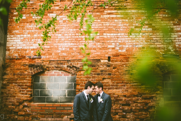 Urban wedding portraits